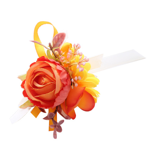 Cross-border new product forest-style super fairy original wedding bracelet photography photo accessory for women flower bride bridesmaid wrist flower