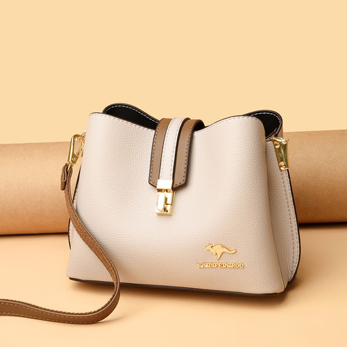 Bags for Women New  Crossbody Shoulder Bag Contrast Color Fashion Bucket Bag Women’s Bag European and American One Piece Dropshipping