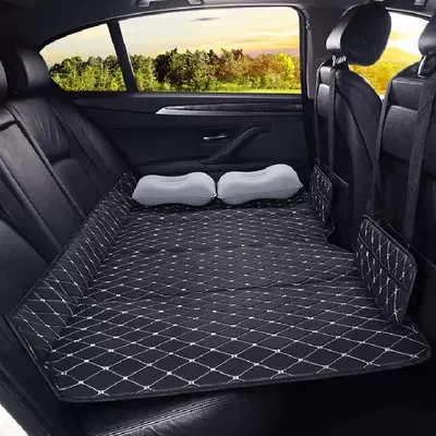 Car Backseat Hanging Folding Sleeping Pad, Rear Seat Sleeping Gadget, Car Bed, Non-Inflatable Folding Mattress for Car Use