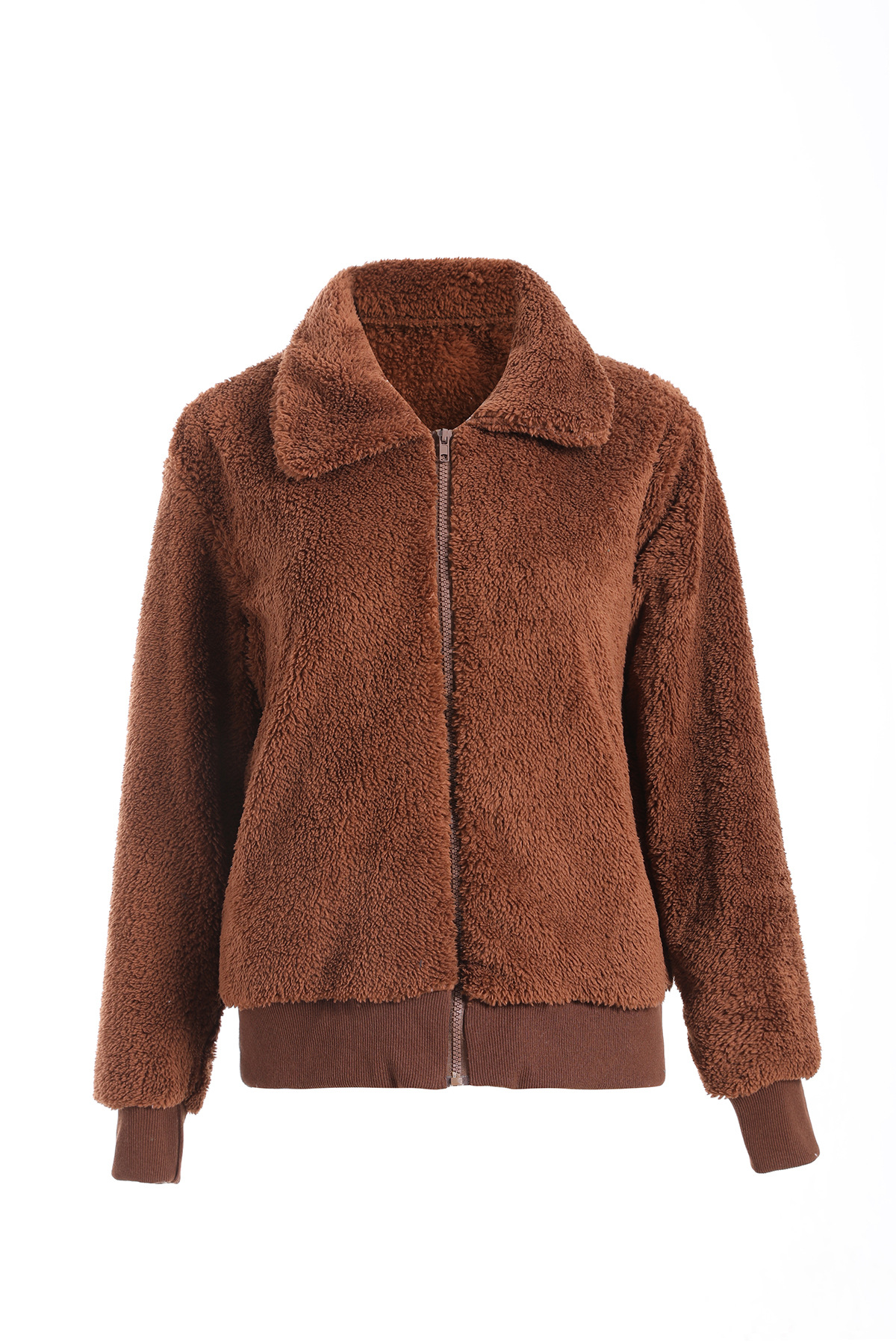 Women's Clothing Warm Velvet Teddy, Women's Woolen Coat Tops_voghion.com