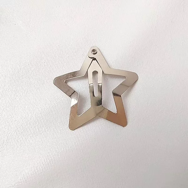 Guangzhou thickened 3cm five-pointed star BB clip cross-border hot hairpin cold wind ins star hairpin baby hair accessories