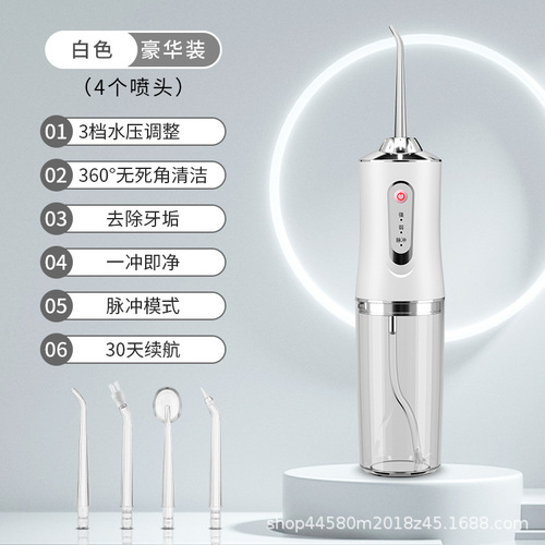 Electric toothbrush portable home water flosser tooth cleaner mouth rinse teeth cleaning device cross-border