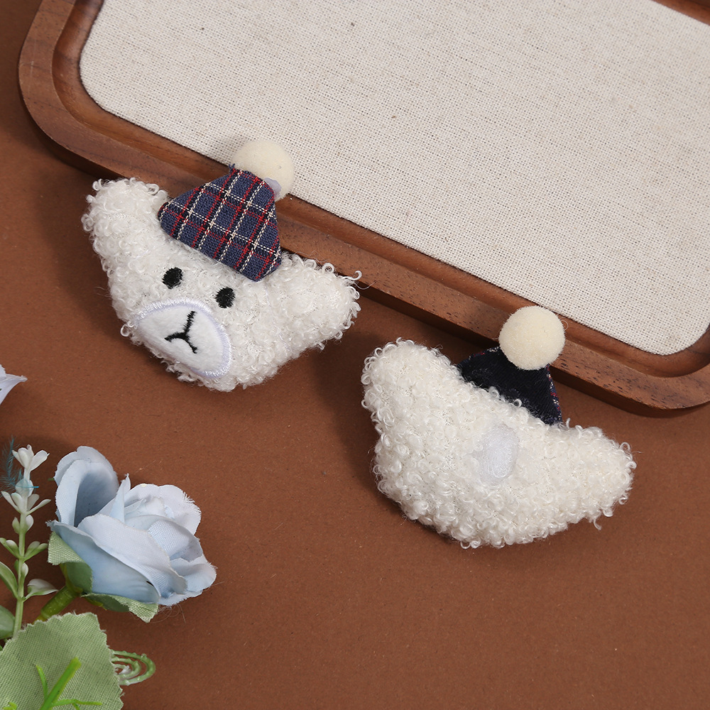 Carefully Selected Cute Bear Brooch Decoration Accessories DIY Handmade Clothing Doll Keychain Manufacturer Wholesale_voghion.com