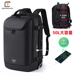 国境を越えた新型男性ランドセルレジャービジネスコンピュータバックパックの大容量は旅行カバンのランドセル男性を拡張できる