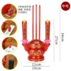 Swinging Colorful Lotus Incense Candle Burner (Dual-Use Model) Large