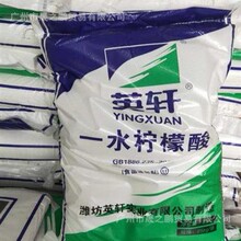 一水柠檬酸广州直销山东天天英轩食品级粉末柠檬酸酸度调节剂工业
