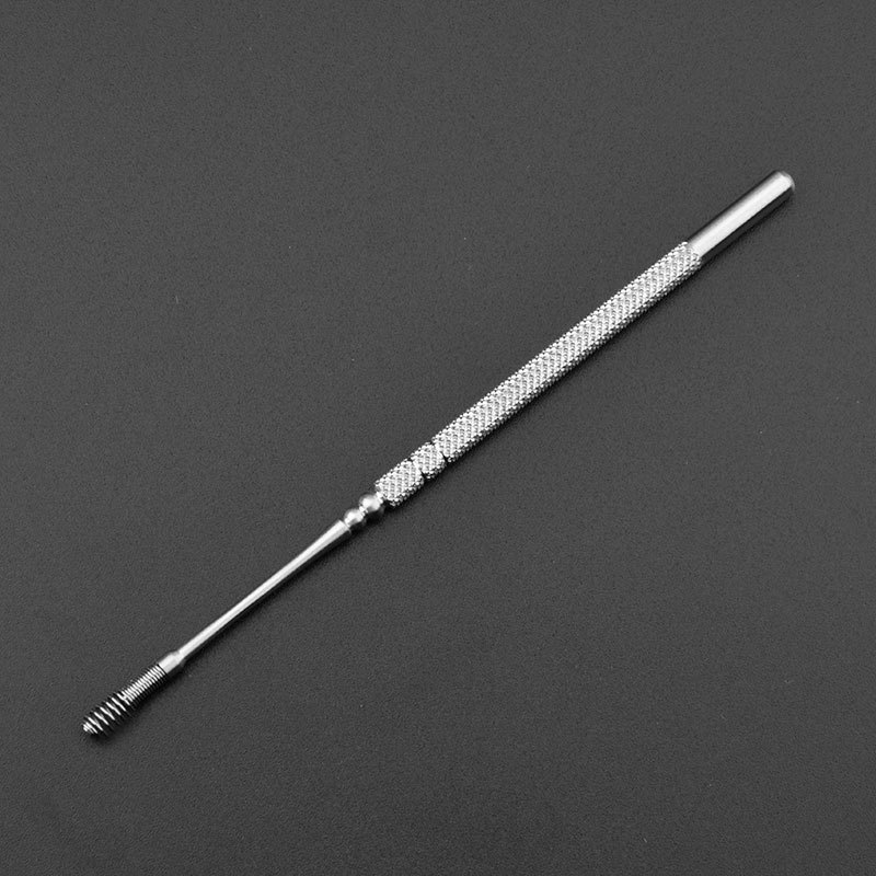 新款弹簧螺旋式不锈钢耳勺家用掏耳勺男女适用款采耳工具单支耳勺|ms