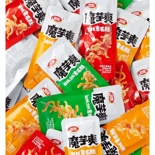 Weilong Konjac Slices, Plain & Bulk, Spicy Beef Tripe, Konjac Noodles, Spicy Snack Bars—Perfect for Campus Stockpiling and Quick Treats! Cozy, Flavorful Casual Snacks to Satisfy Your Cravings.