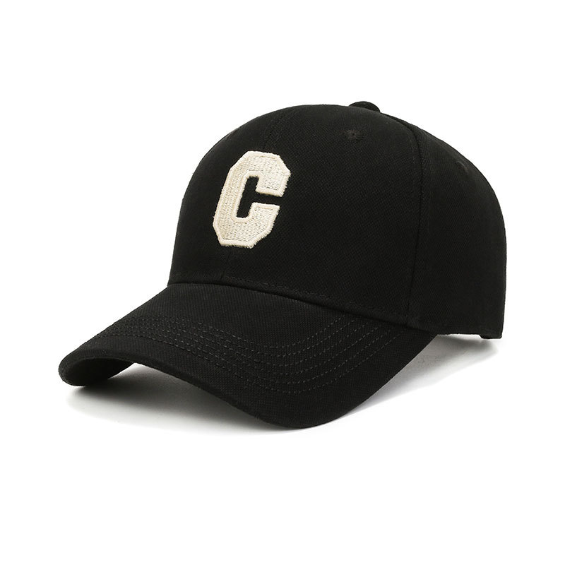 Nuova versione coreana Berretto da baseball con protezione solare Berretto da baseball sportivo casual versatile Protezione solare Berretto con lingua d'anatra Berretto da baseball ricamato con lettera_voghion.com