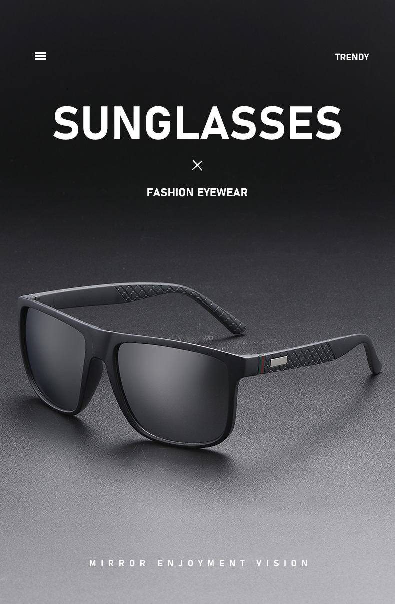 Premium Sonnenbrillen Polarisiert Fashion Herren Sonnenbrille UV-Schutz Verspiegelt Farbeffekt Autofahrt Sonnenbrille