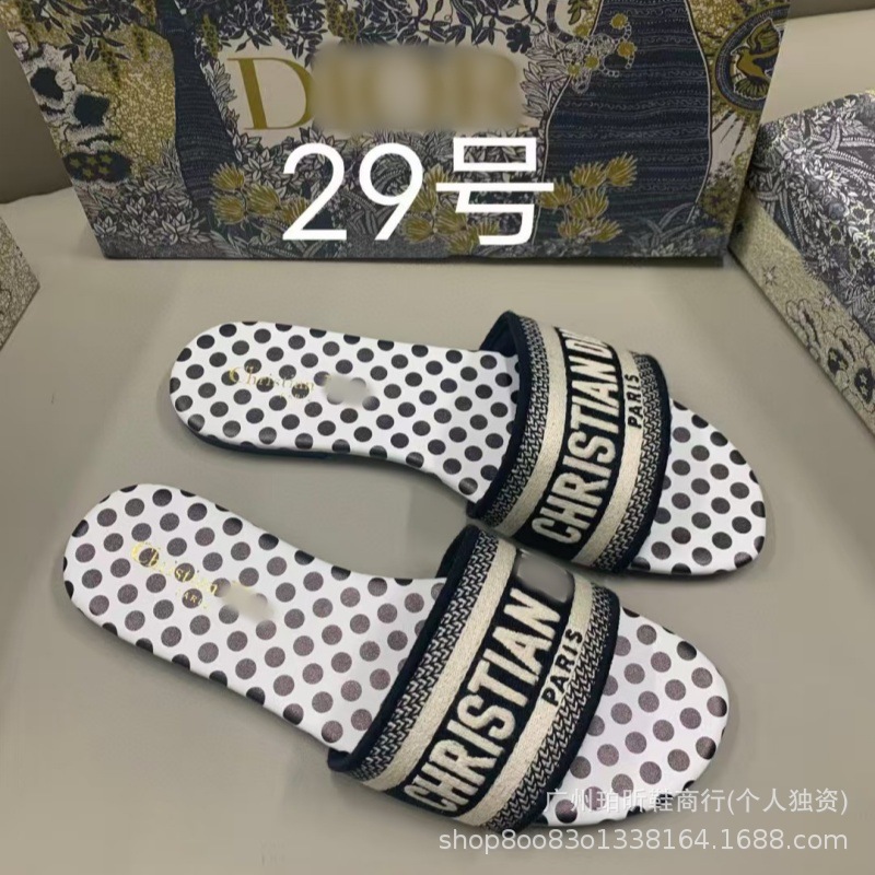 Zapatillas clásicas de alta versión D casa bordadas en una línea Zapatillas de piel de oveja para mujer