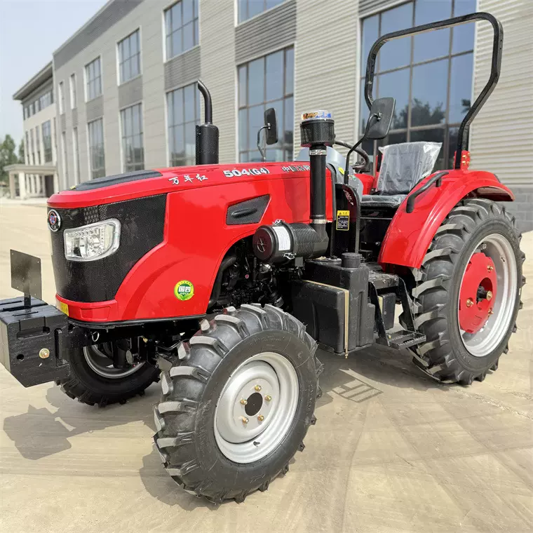 万年红504拖拉机农用四驱柴油播种施肥多功能四轮小型拖拉机