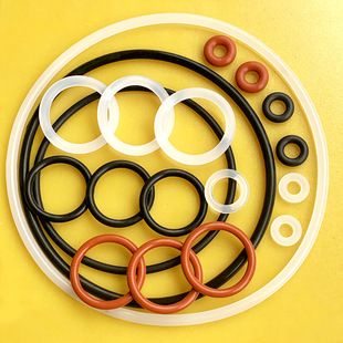 Food grade transparent red silicone o-ring environmental protection white black Ding Qing rubber fluorine rubber waterproof O-ring