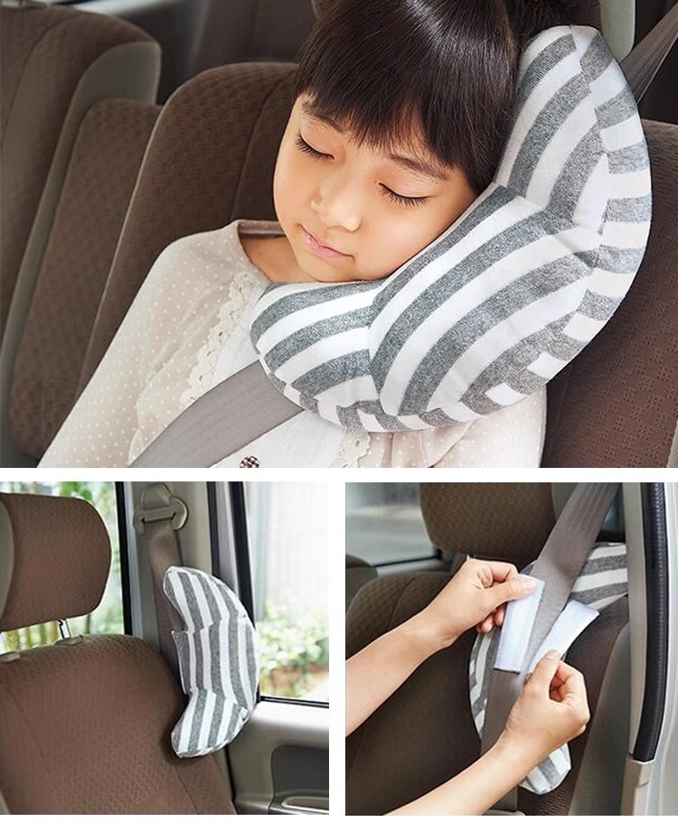 Car Seat Belt, Kidsren's Shoulder Pads, Headrest, Creative Car Comfort Neck Pillow, Baby Car Sleeping Artifact