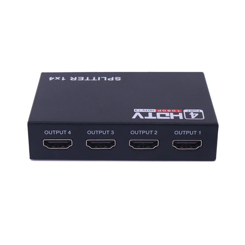 HDMI распределитель один вход, четыре выхода, 1:4 распределение 1, один вход, четыре выхода, высокое разрешение распределитель Сплиттер