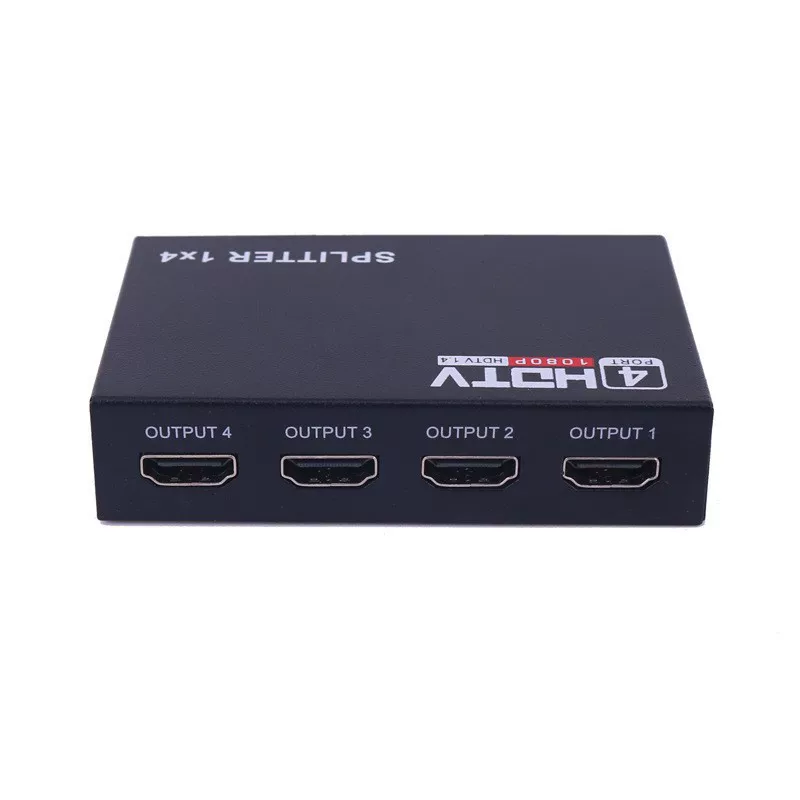 HDMI распределитель один вход, четыре выхода, 1:4 распределение 1, один вход, четыре выхода, высокое разрешение распределитель Сплиттер