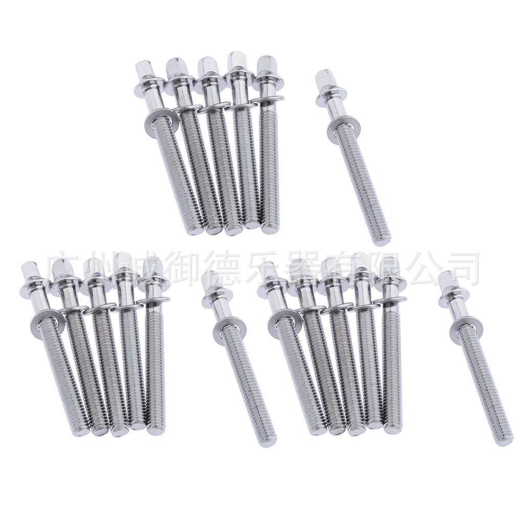 Jazz drum set drum screw drum claw short screw M5 screw 6 pieces installed tom M6 percussion instrument screw accessories