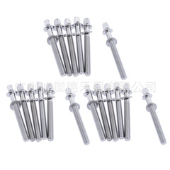 Jazz drum set drum screw drum claw short screw M5 screw 6 pieces installed tom M6 percussion instrument screw accessories