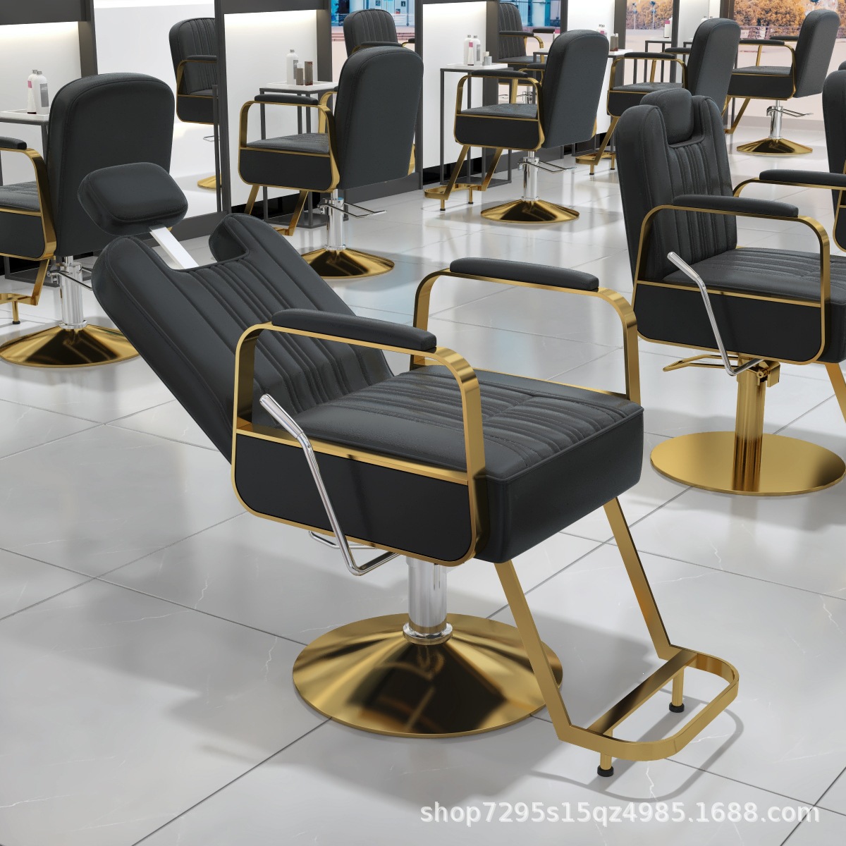 Fábrica directa silla de peluquería silla de peluquería salón de peluquería silla de corte de pelo red tienda de marea roja caída