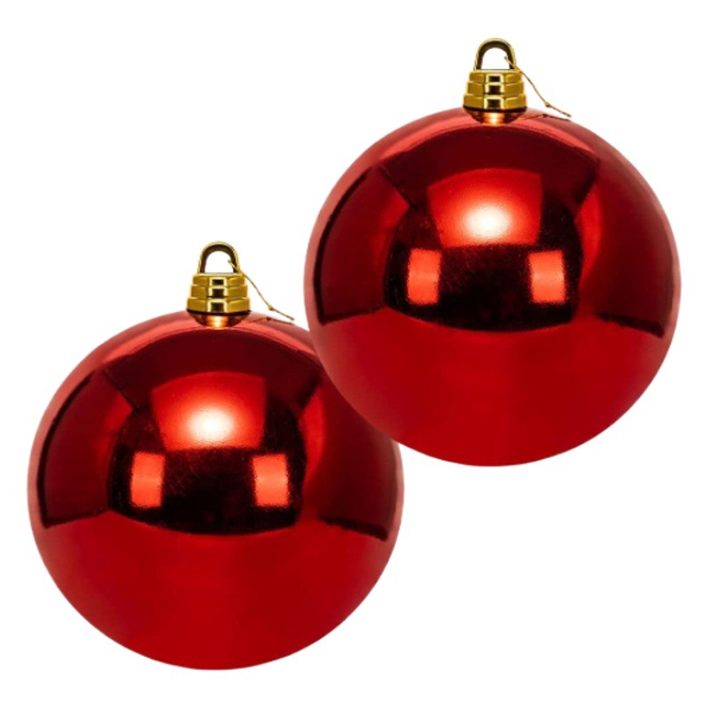 Gran bola de Navidad diámetro 2CM-30CM40CM50CM60CM bola de galvanoplastia bola brillante bola decorativa mate bola de onda