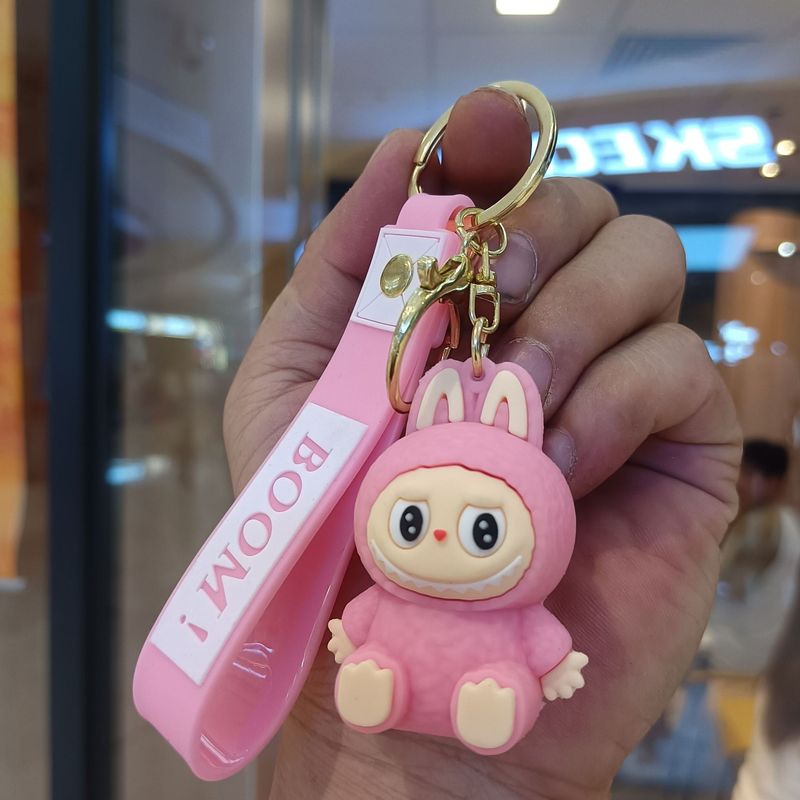 クリエイティブホットスタイルラブブキーホルダー漫画リトルシープペンダントおもちゃベビーグラバーかわいいキーチェーンリング卸売|undefined