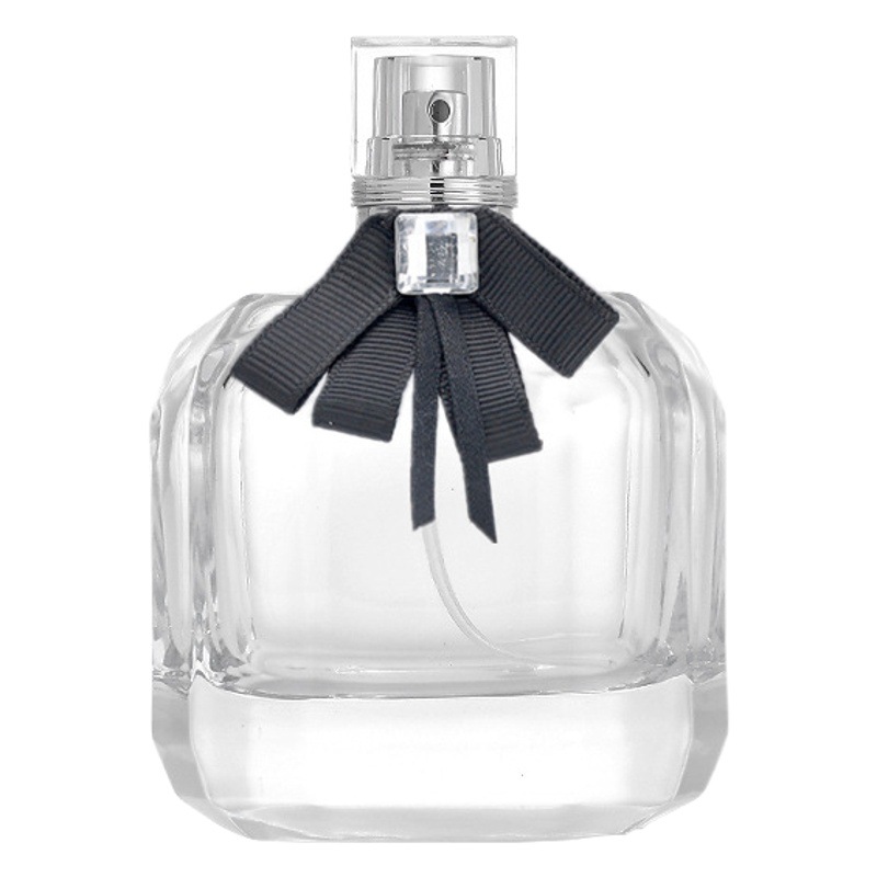 Subbotella de perfume 30/50/100ml botella de tarjeta cosmética botella de perfume de vidrio transparente botella de perfume botella desnuda