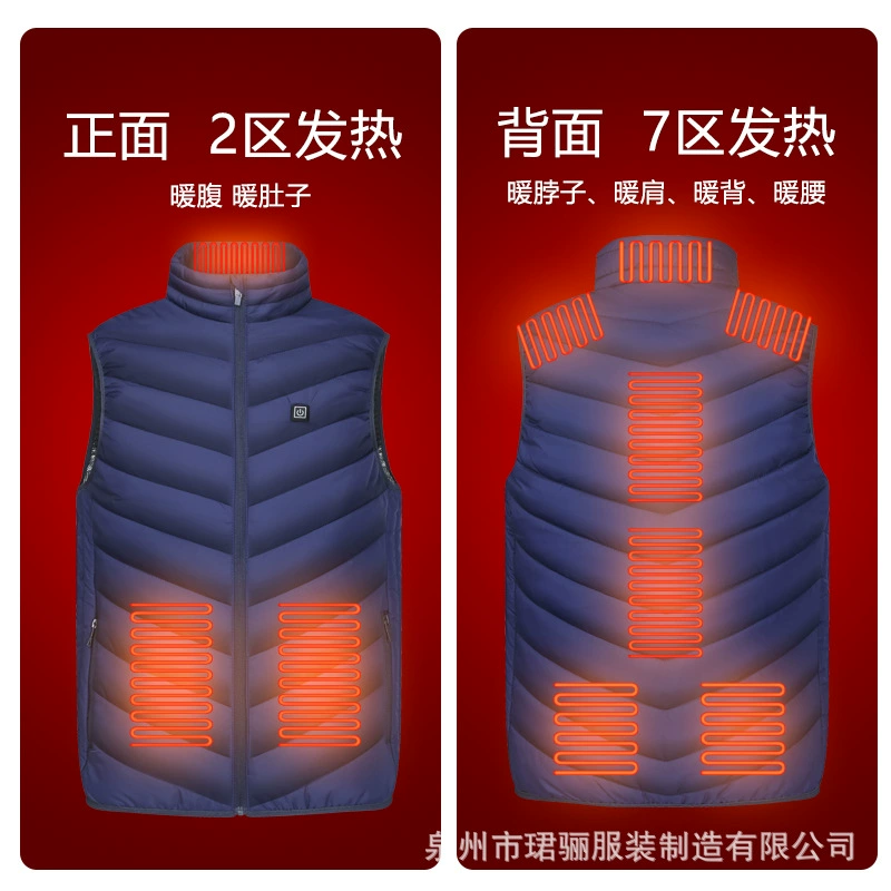 Vest charging sleevless, hairgrip for elderly, for middle age