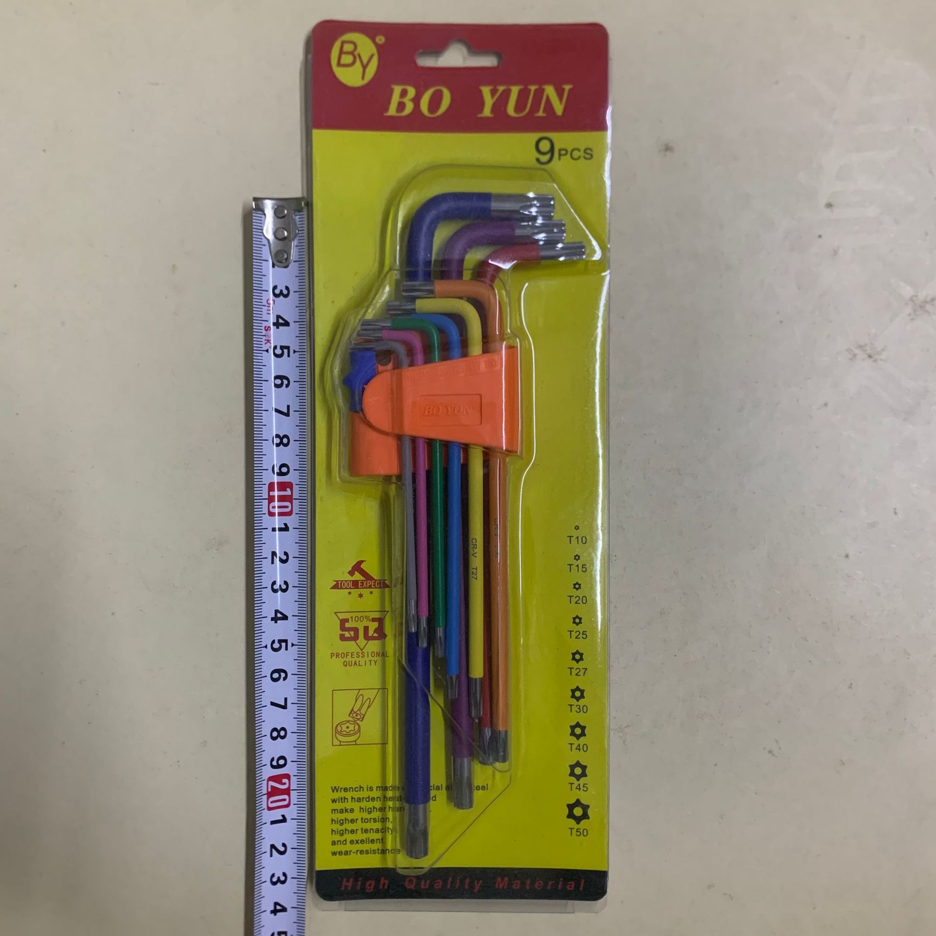 Llave de zócalo hexagonal chapada en color traje de flor de ciruelo hexagonal de zócalo hexagonal de alta gama en stock