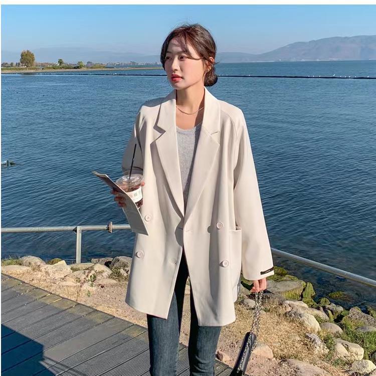 设计感小众垂感西装外套上衣女韩版休闲宽松百搭2025外套女春秋|undefined
