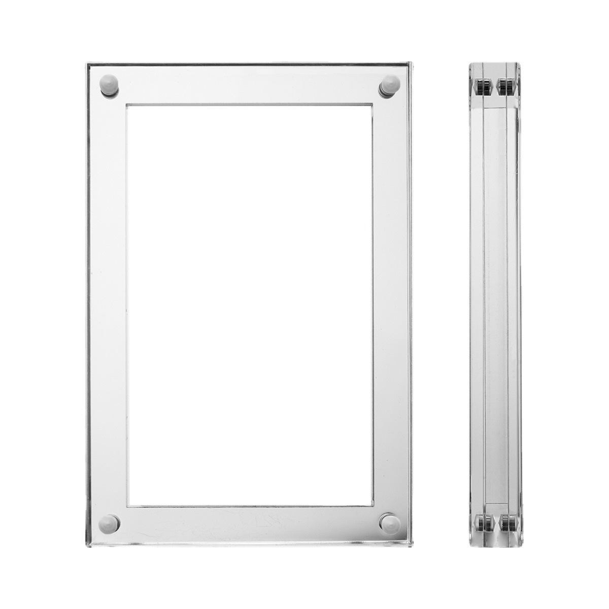 Caja de tarjeta de calificación PSA demostrador acrílico transparente de doble cara fuerte caja de almacenamiento magnético BGS calificación tarjeta caja de visualización