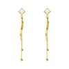 Fashionable long earrings with tassels, internet celebrity