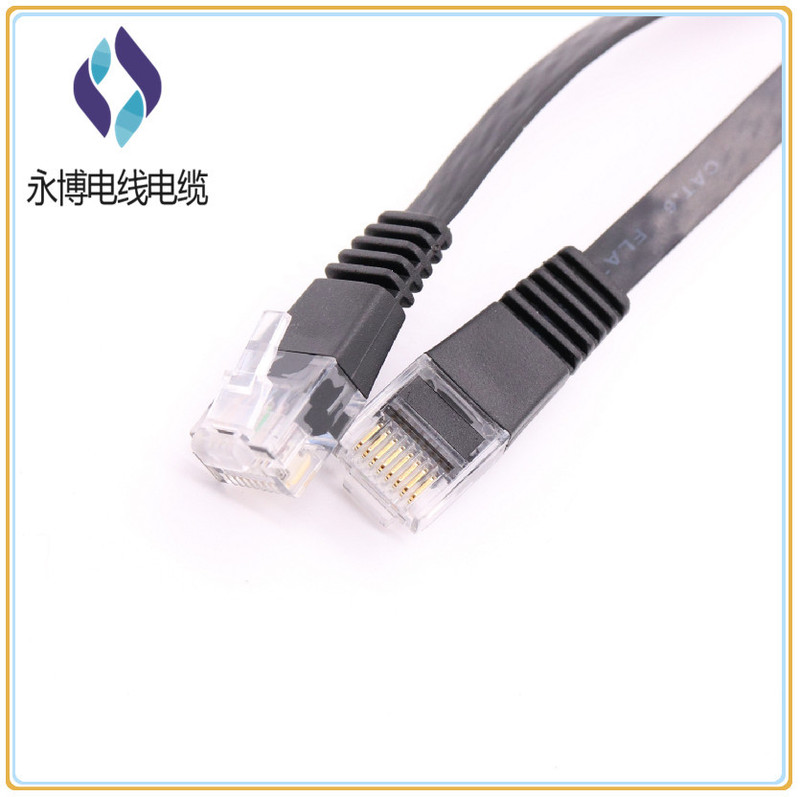 Factory wholesale Gigabit CAT6 six flat UTP unshielded computer router indoor home 1 meter network cable