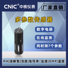 测量PH溶解氧电极浊度电导率探头盐度ORP温度的传感器多参数