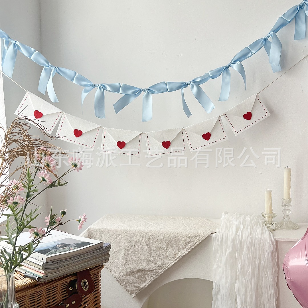 Arco de mano sobre de amor transfronterizo set de venta caliente Día de San Valentín boda de viento decoración de fiesta vestido