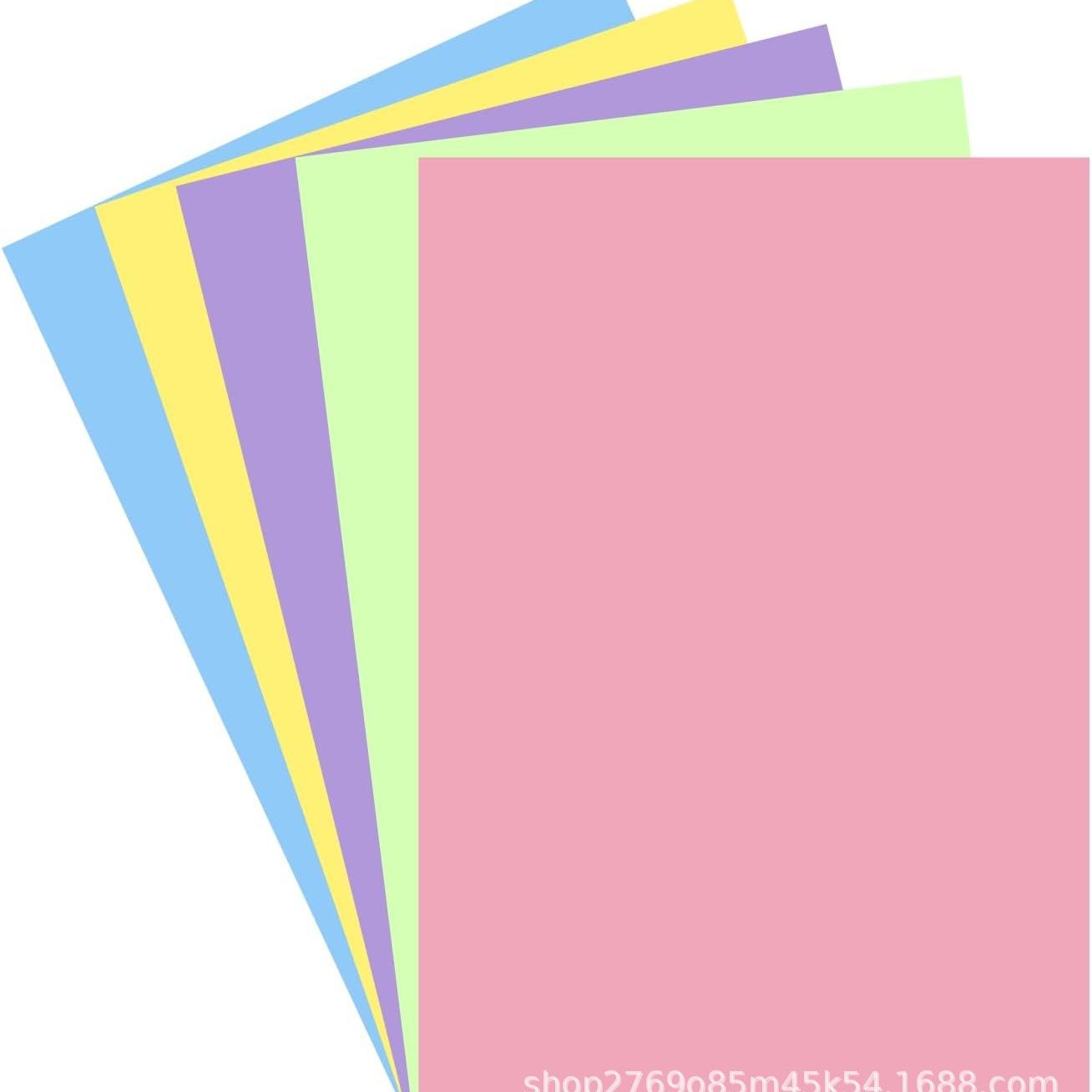 밝은 색상 5가지(색상당 사진 6장)