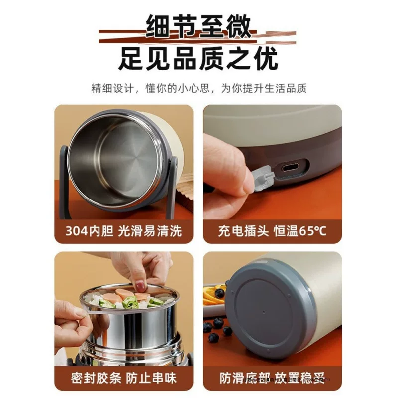 Thermos, handheld extra-long capacious lunch box for elementary school students, keeps constant temperature, wholesale