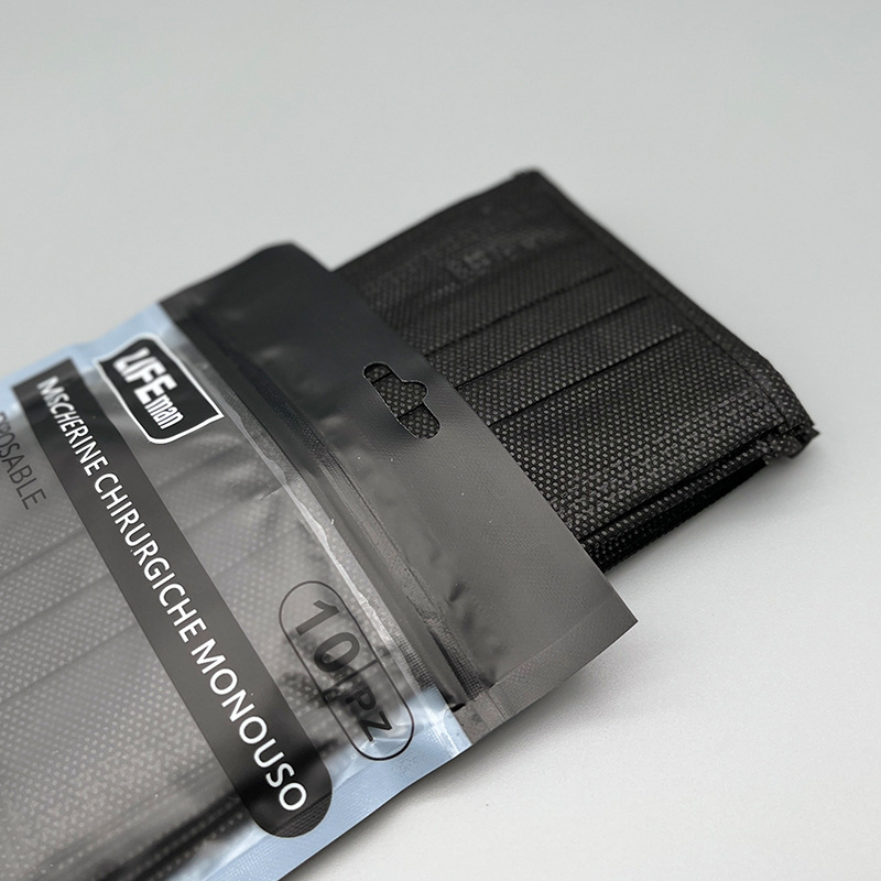 厂家直销三层黑色夏季新款一次性口罩防尘防护口罩便宜现货批发