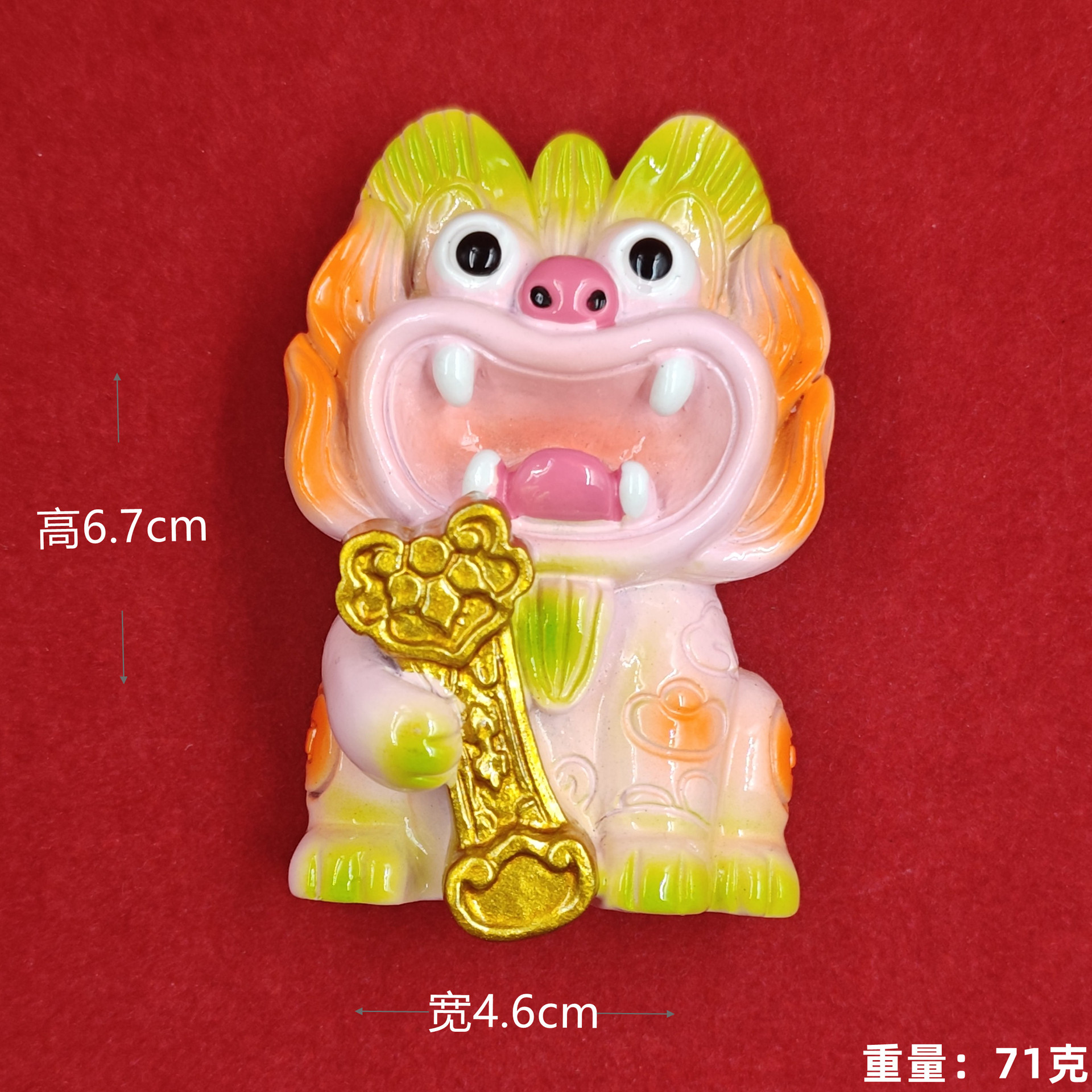 Colorido Yunnan auspicioso gato de azulejos refrigerador pegatinas de turismo conmemorativo PR regalo creativo fábrica de decoración directa image 25