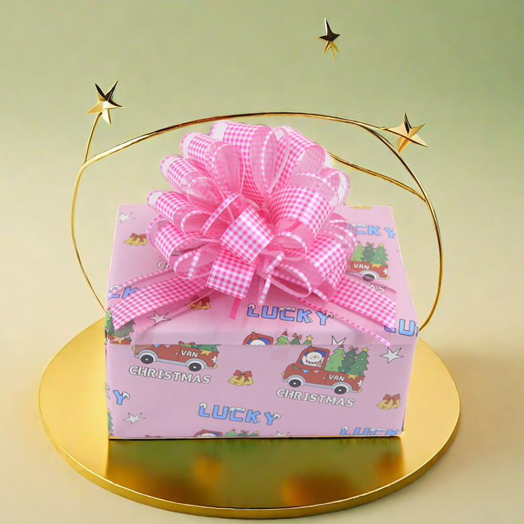 Moño de Cinta para Regalo 30# de Plástico para Decoración Festiva
