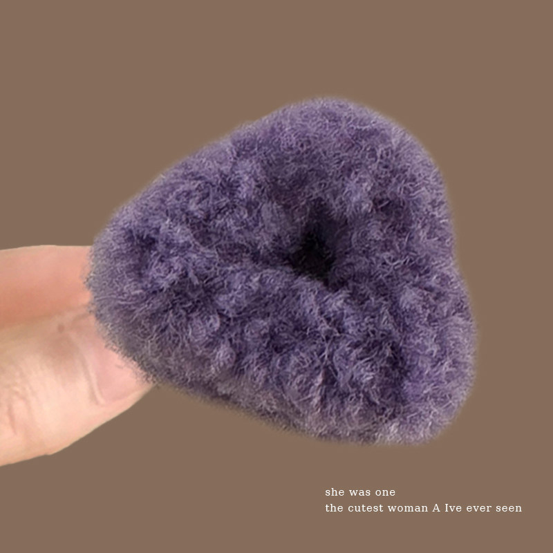 Purple cat ear plush small gripper
