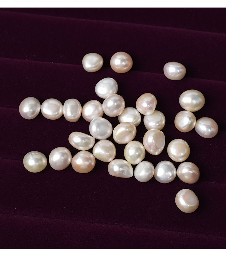 Mode Einfarbig Natürliche Süßwasser Perlen Schmuckzubehör 1 Stück display picture 11