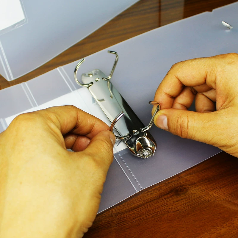 Horizontal 2 -hole folder perfunction folder A3/A4/B5/A5 horizontal flip two -hole live pages folder file folder test paper folder