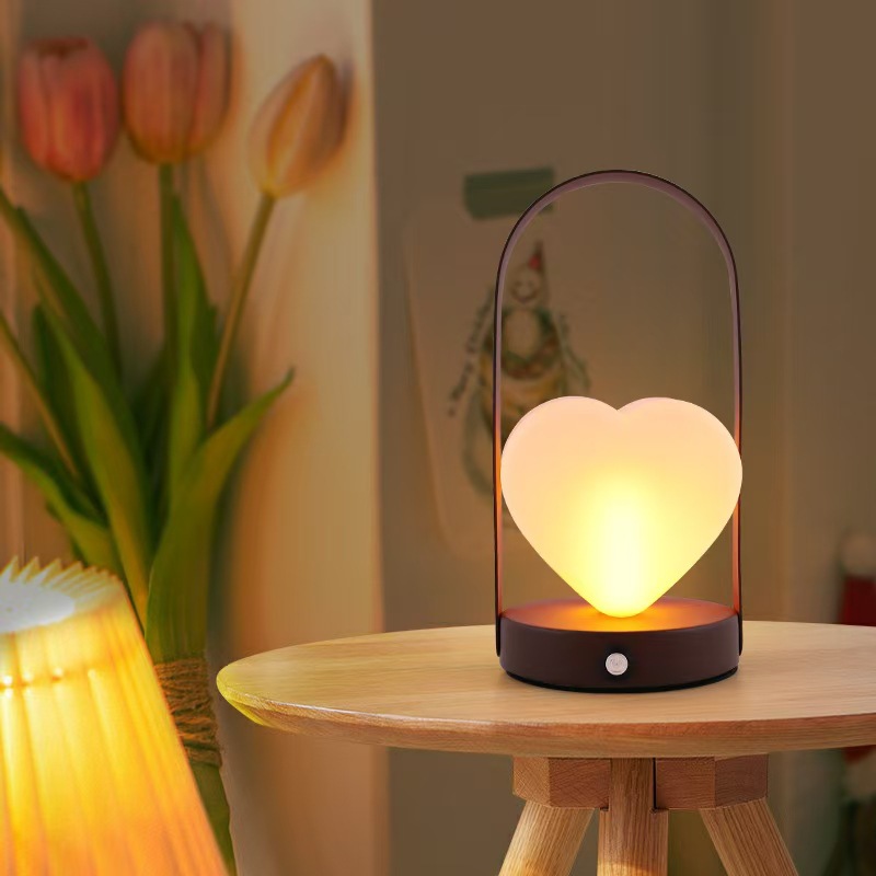 creative handheld touch table lamp for bed for camping