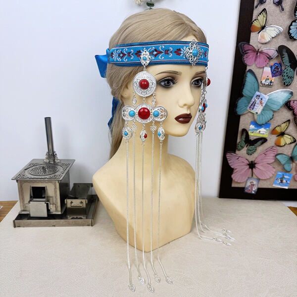 Ethnic headband with tassels