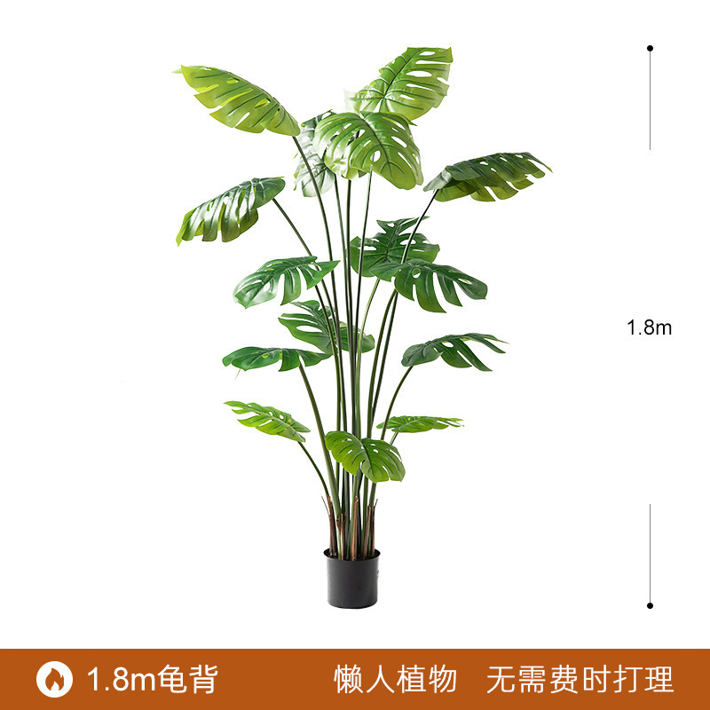 Planta verde artificial bonsai interior gran planta decoración fábrica al por mayor paraíso pájaro plátano decoración paisaje bonsai image 13