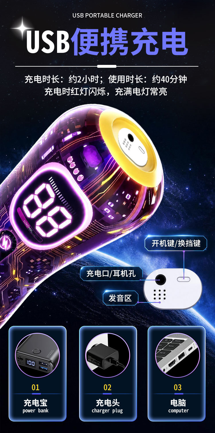 Electric Vibrating Male Masturbation Cup with TPE Soft Gel and Manual Squeeze Control — detail image 12