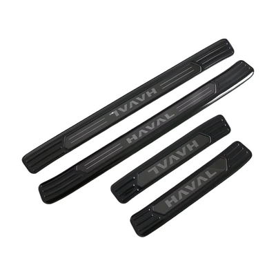 Suitable for 23 Haval Raptors internal and external sill bar welcome pedal external sill pedal interior modification accessories (Other Automotive Exterior Supplies) - black-titanium-external-threshold-decorative-strip