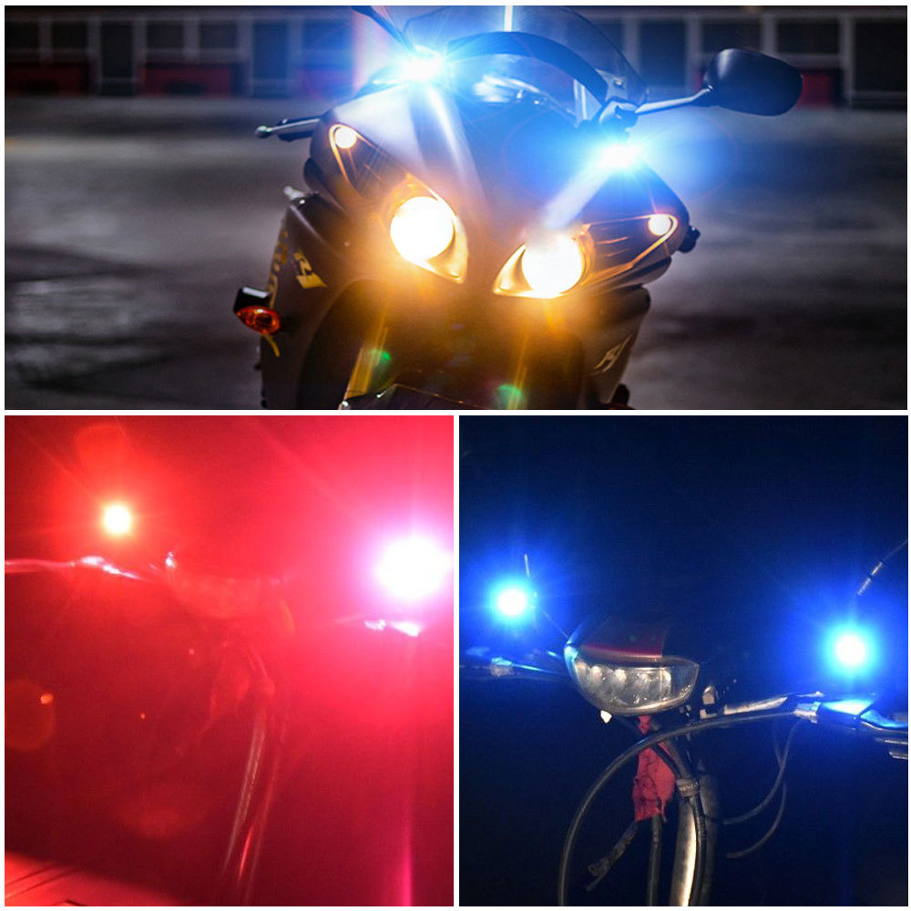 Highlight car motorcycle flash mirror lamp 23MM eagle eye lamp LED mirror flash rogue lamp license plate lamp
