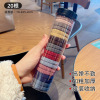 Elastic towel, fashionable hair rope for black leather, ponytail, simple and elegant design, Korean style