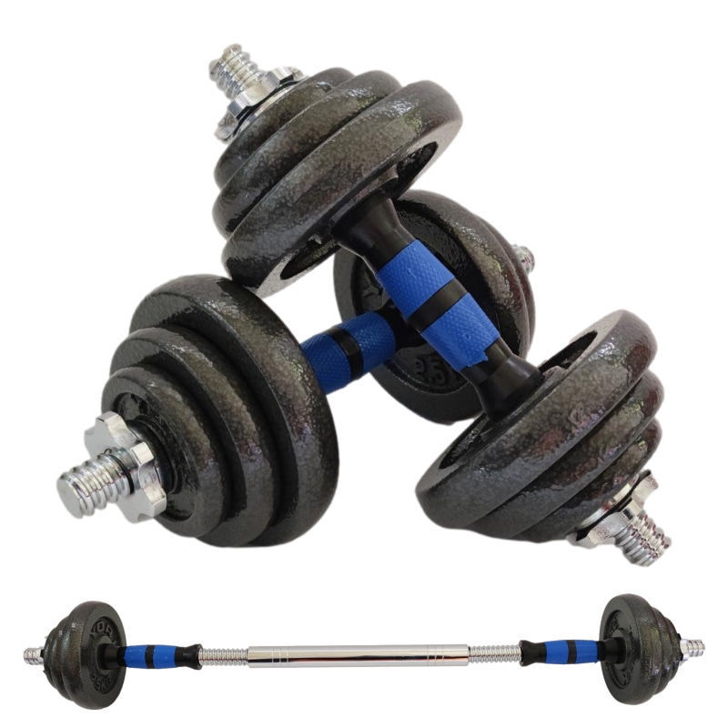 Dumbbells Are Painted Pure Iron Solid Men's Fitness Equipment For Home Use20kg And30kg Barbells,APair Of Adjustable Arm Muscles